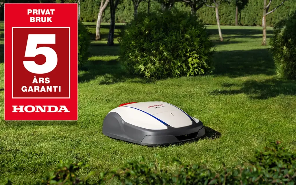 Honda Miimo robotgräsklippare med 5 års garanti