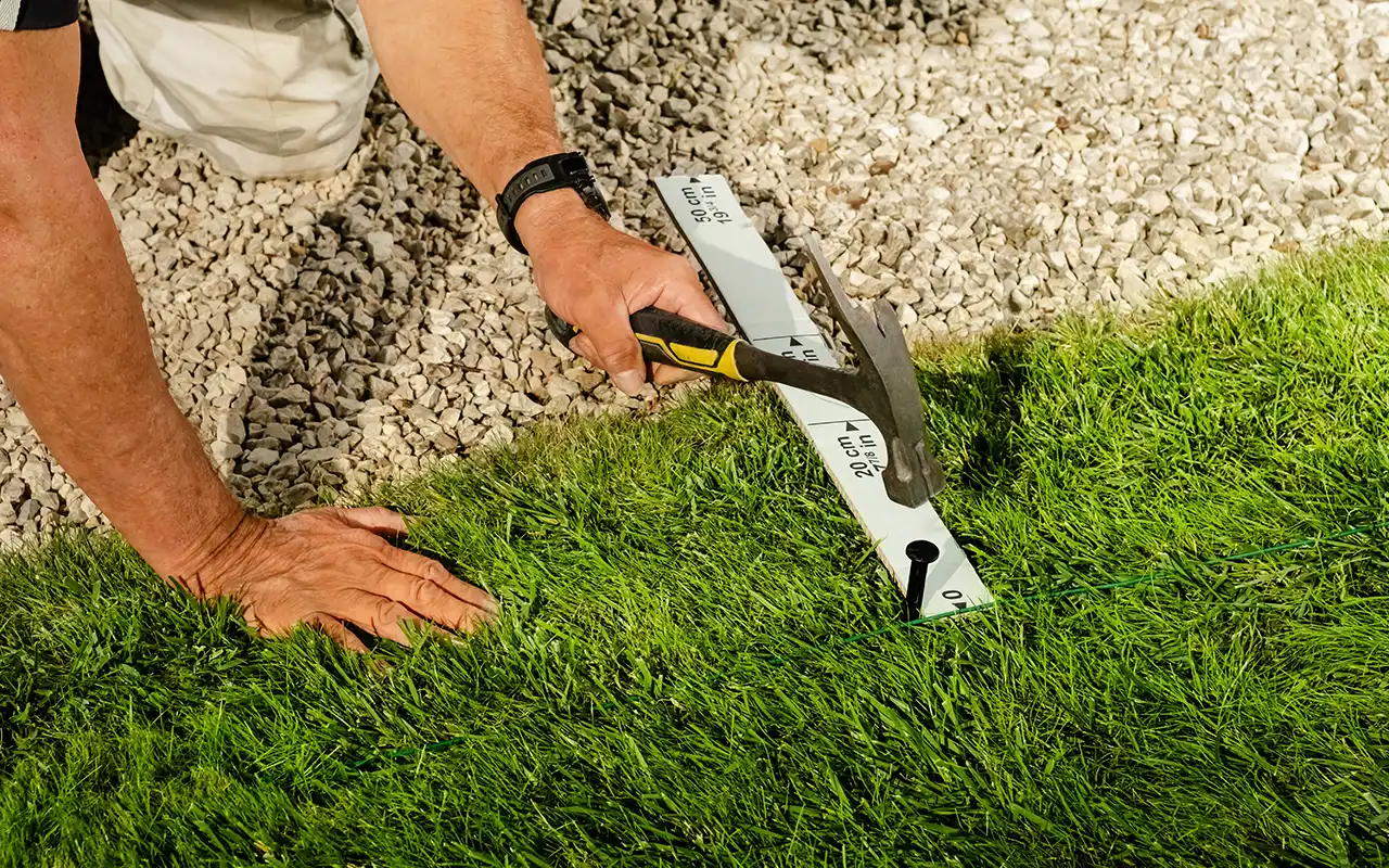 Installation av en Honda Miimo robotgräsklippare